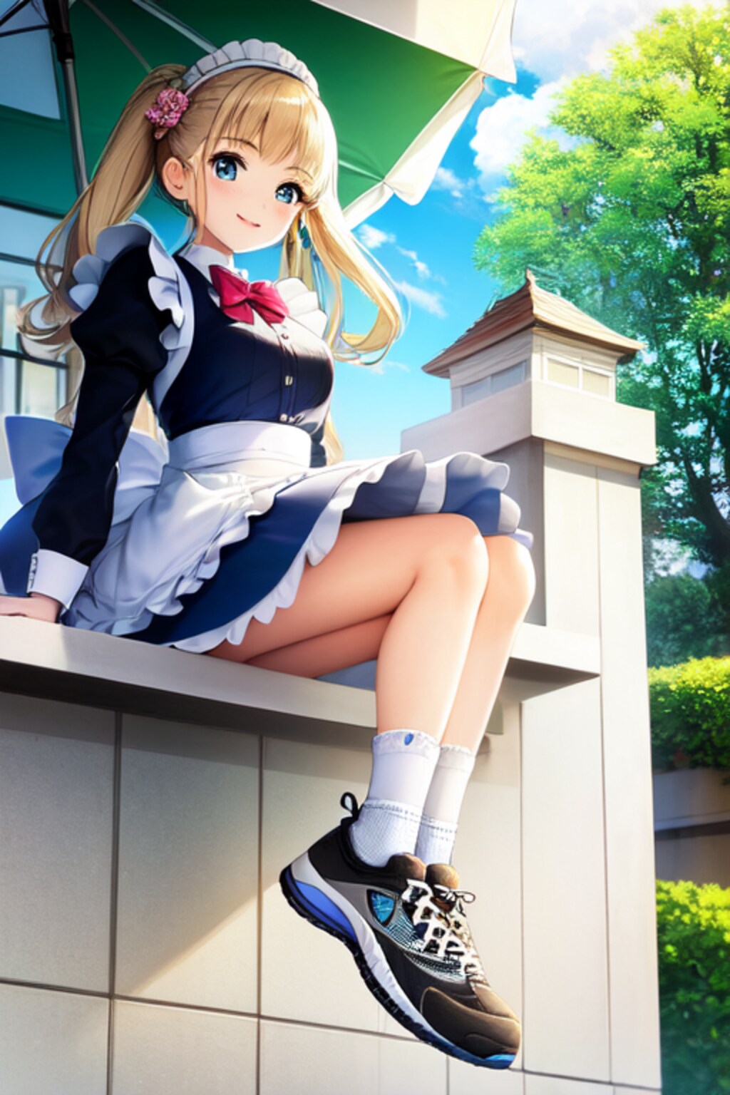 フットワーク軽いメイドさん