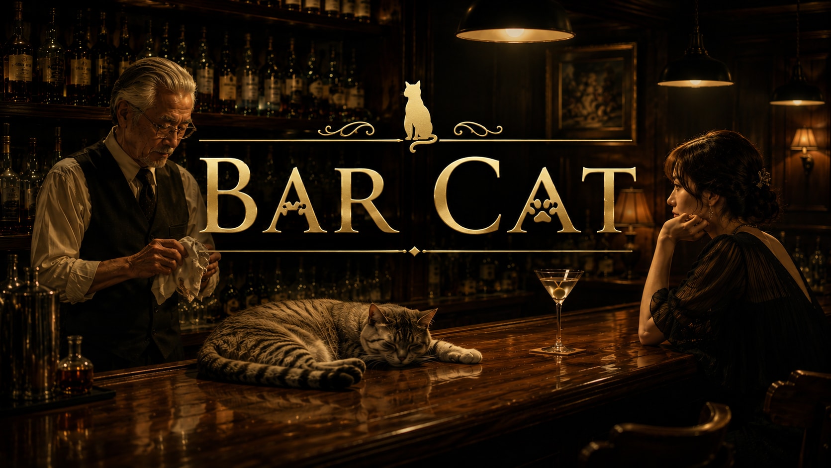 Bar Cat風オープニングタイトル