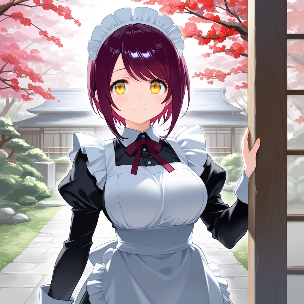 こんにちは（挨拶メイドの芽衣ちゃん）