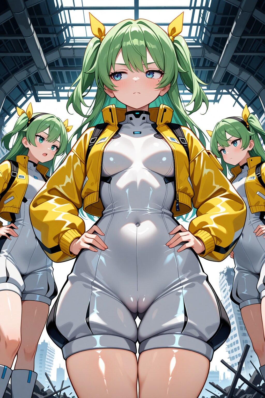 [がぞうどうぞ]パイロット用の服（謎服）がちょうどあったんだ