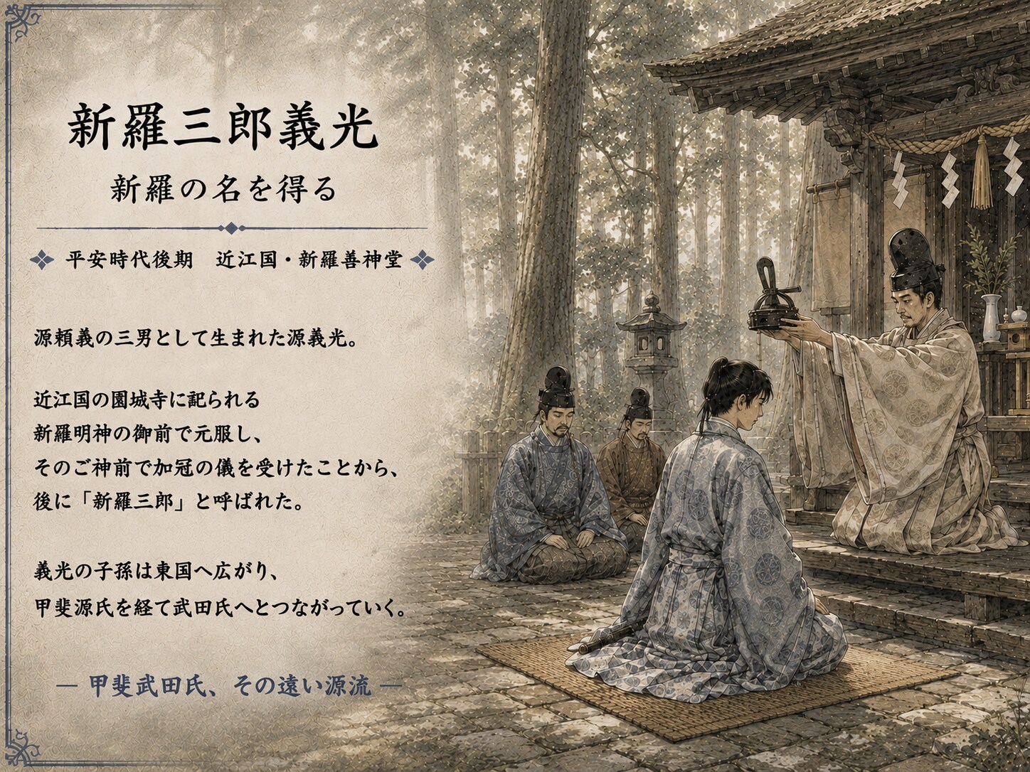 #01 新羅三郎義光 ― 新羅の名を得る | の人気AIイラスト・グラビア