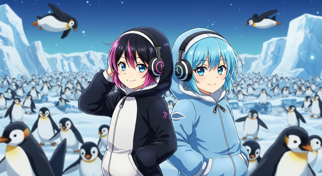 ペン美ちゃんとペン子ちゃん