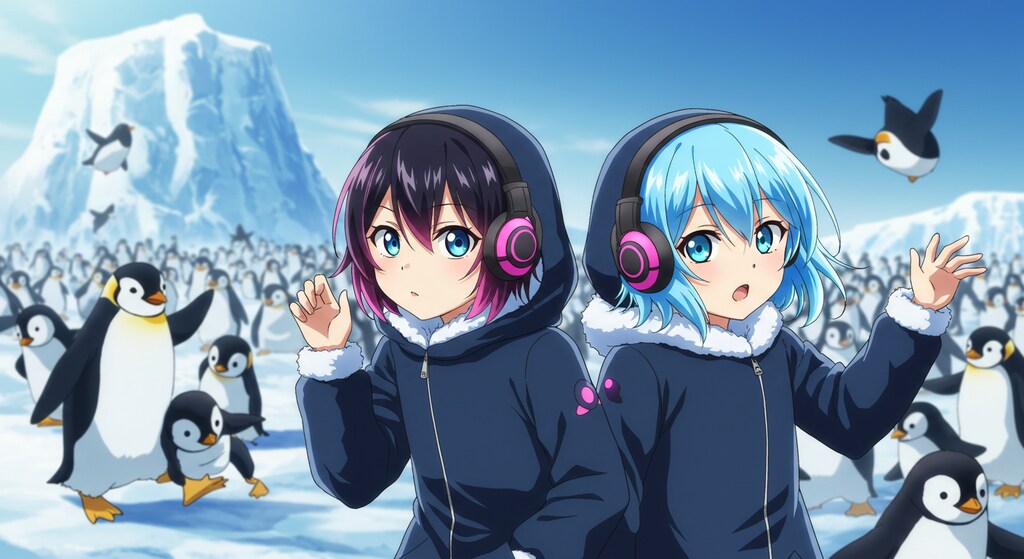 ペン美ちゃんとペン子ちゃん