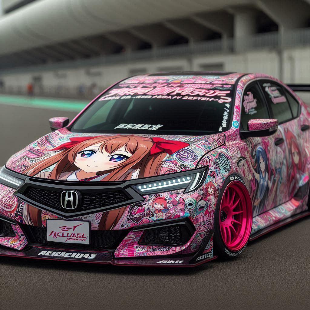 ラブライブアキュラセダンのドリ車 | の人気AIイラスト・グラビア