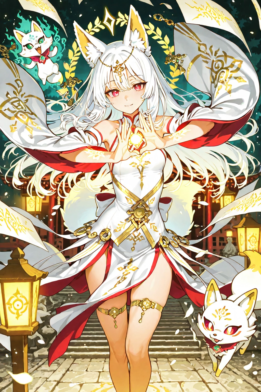 キツネっ娘な魔法少女 | の人気AIイラスト・グラビア