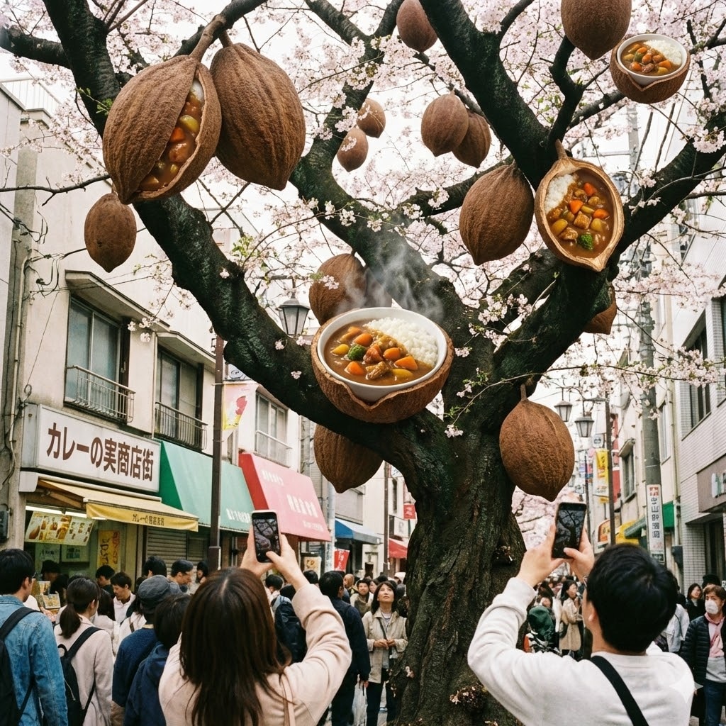 カレーライスの実が成る木