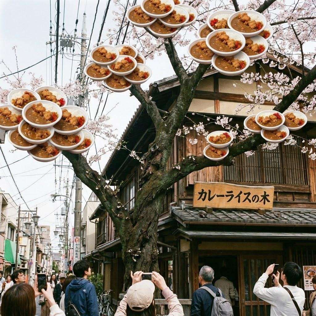 カレーライスの実が成る木