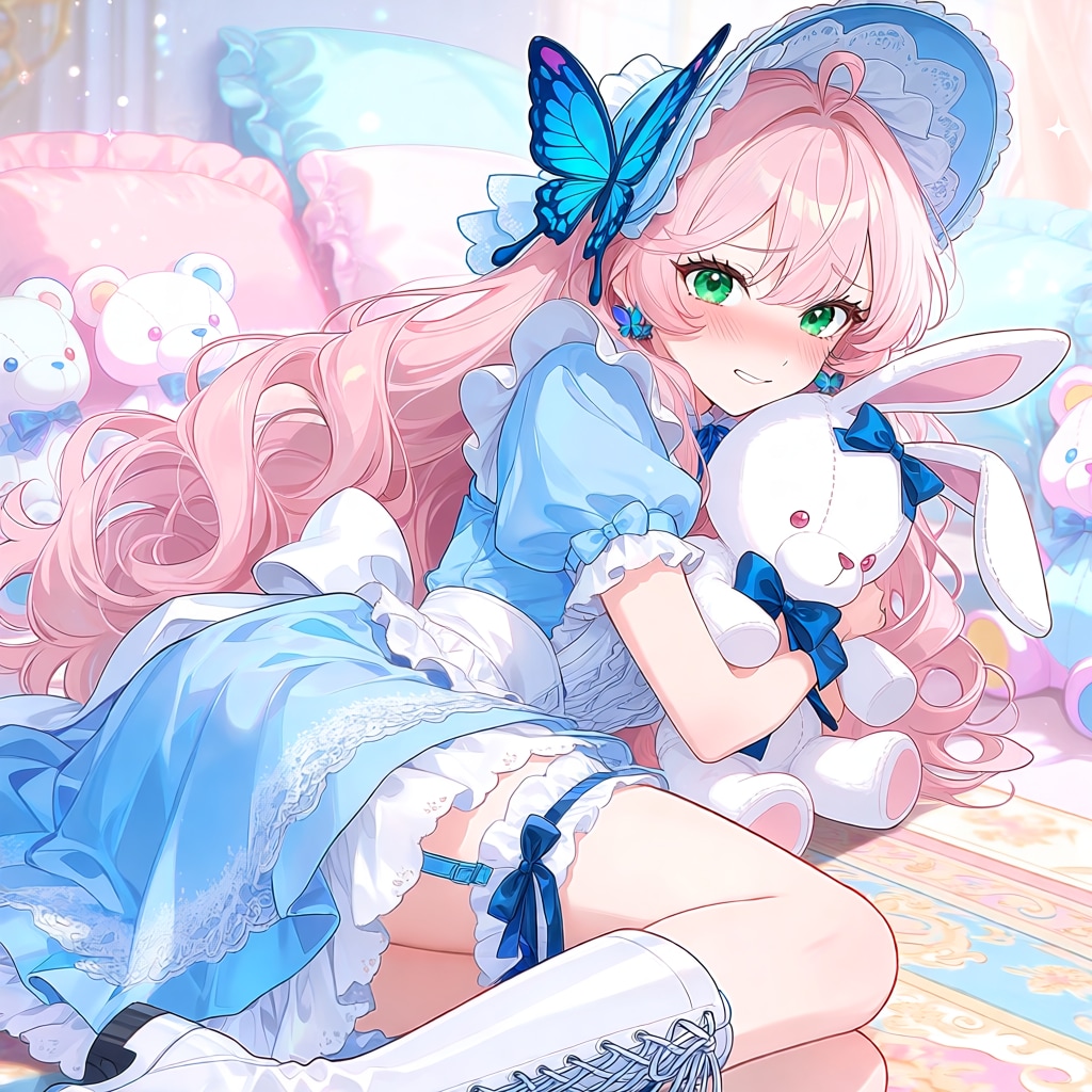 ぬいぐるみ抱っこ×アリス風スタイル～別ver～