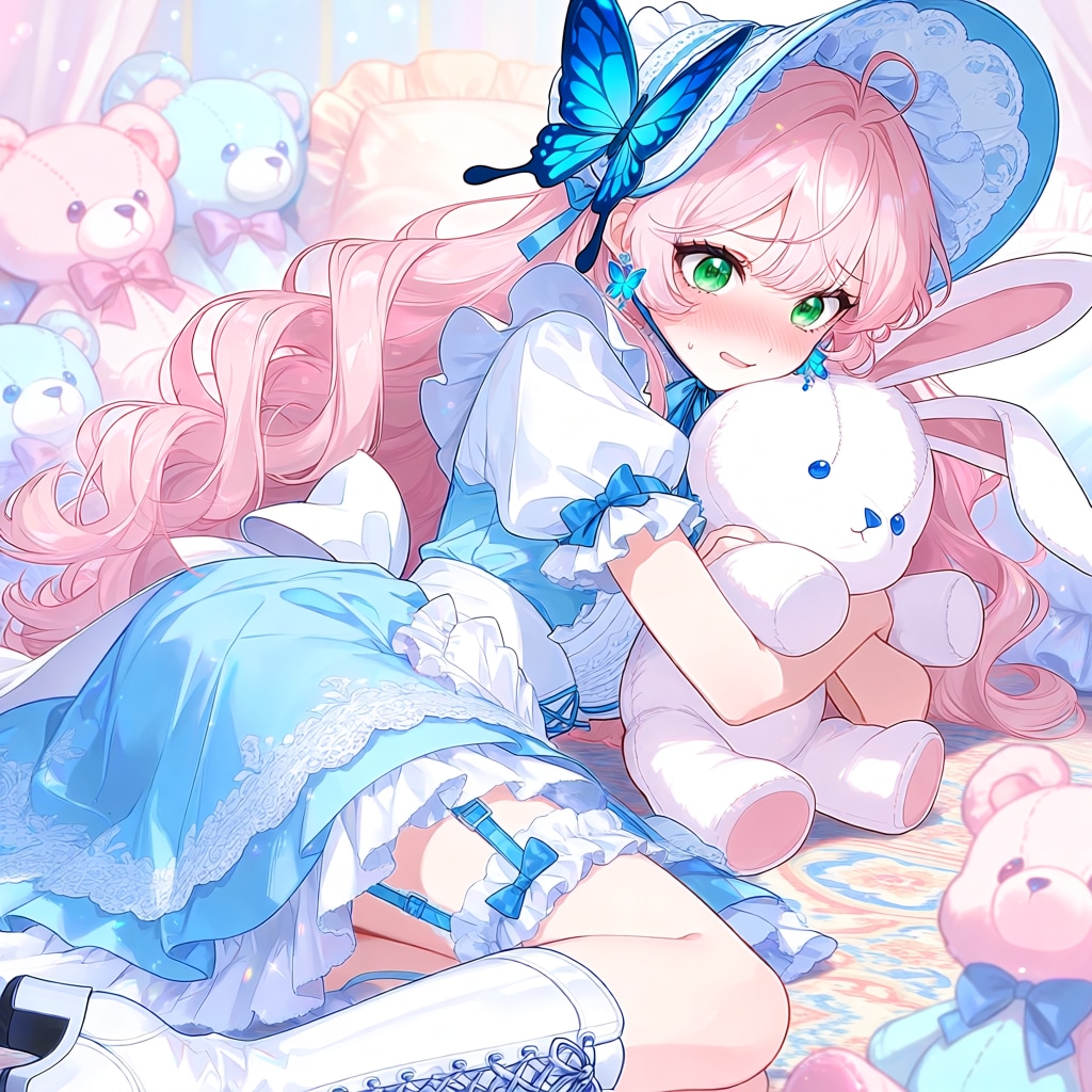 ぬいぐるみ抱っこ×アリス風スタイル～別ver～