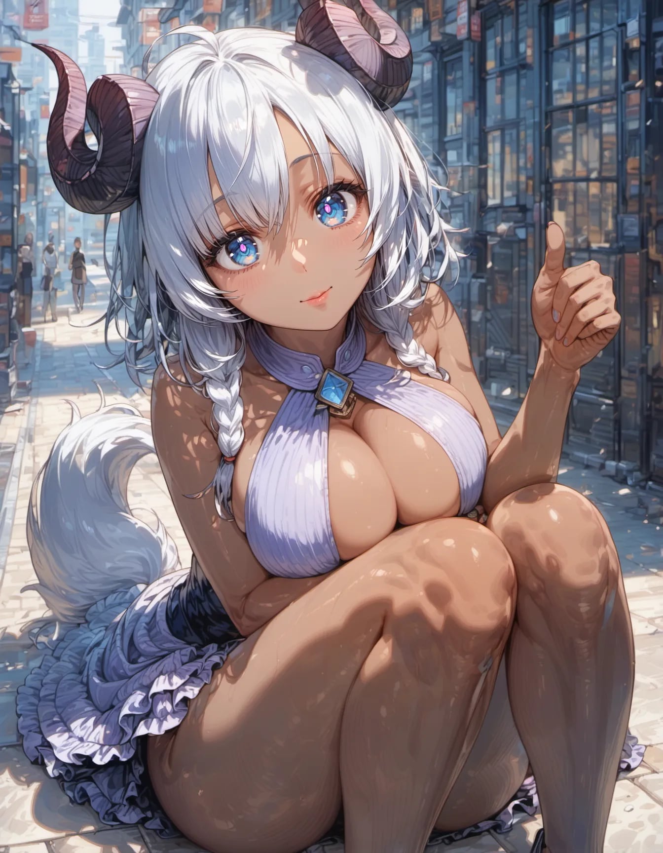 Ram Girl in the Morning Alley