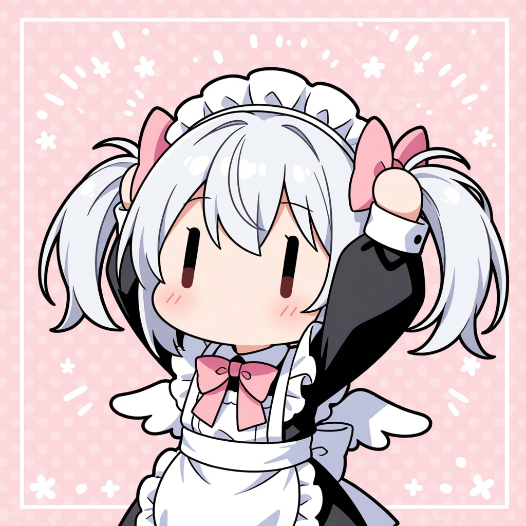 手ツインテのチビメイドさん