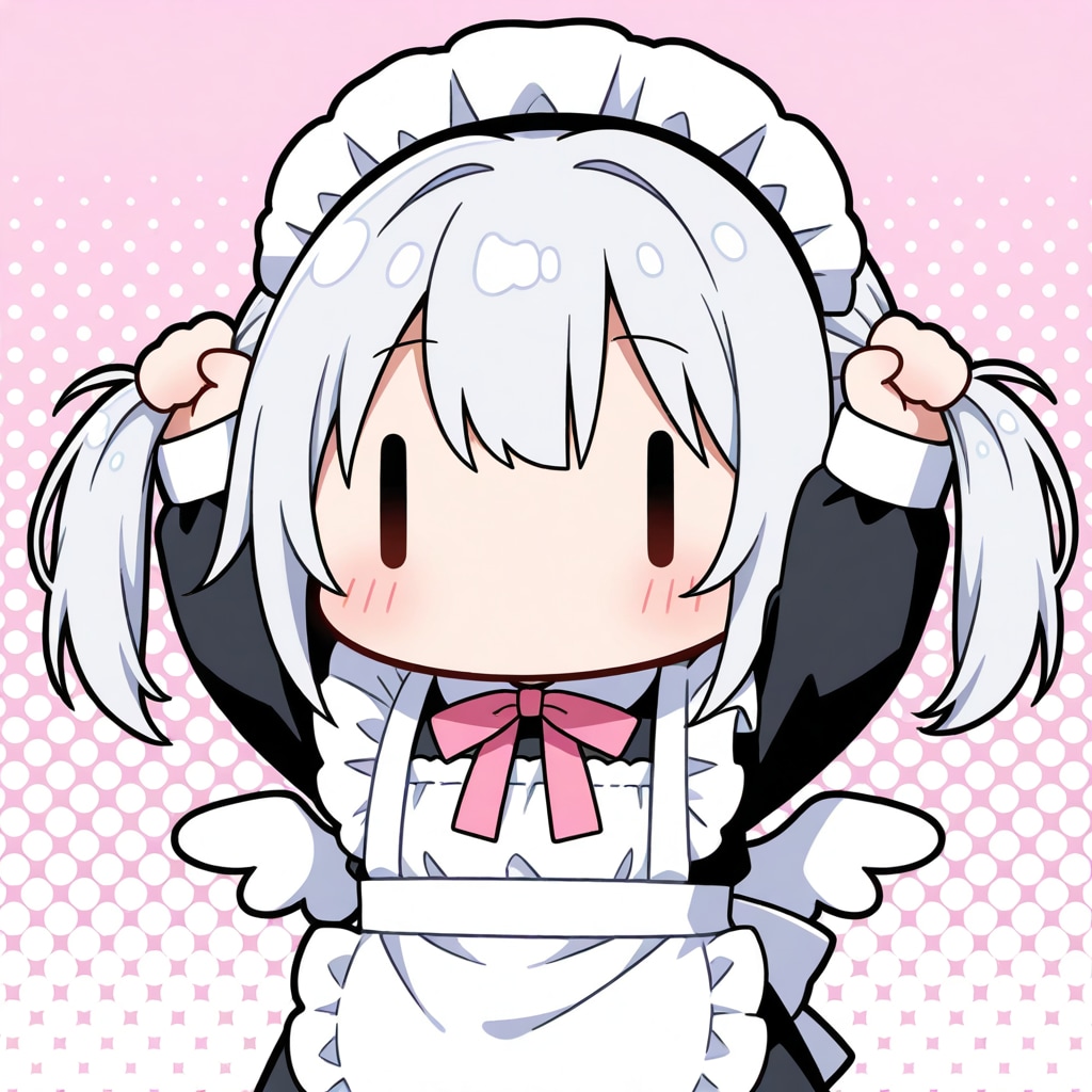 手ツインテのチビメイドさん