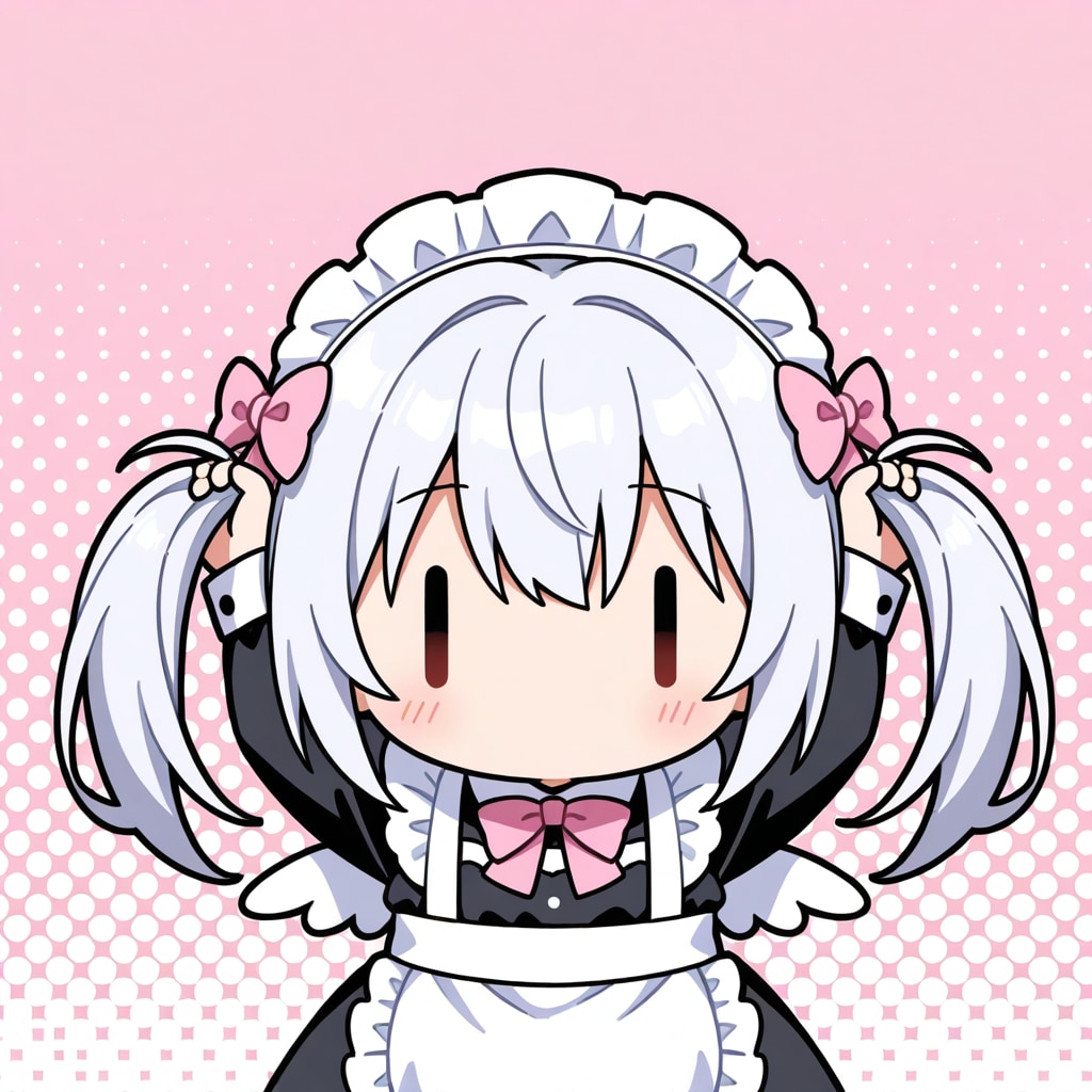 手ツインテのチビメイドさん