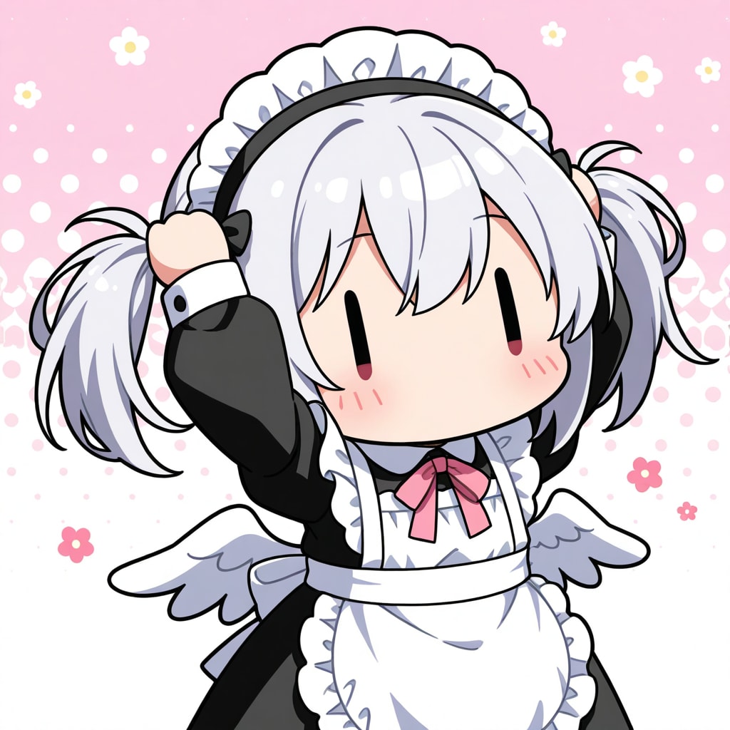 手ツインテのチビメイドさん