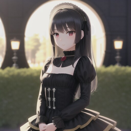 夜会の装い