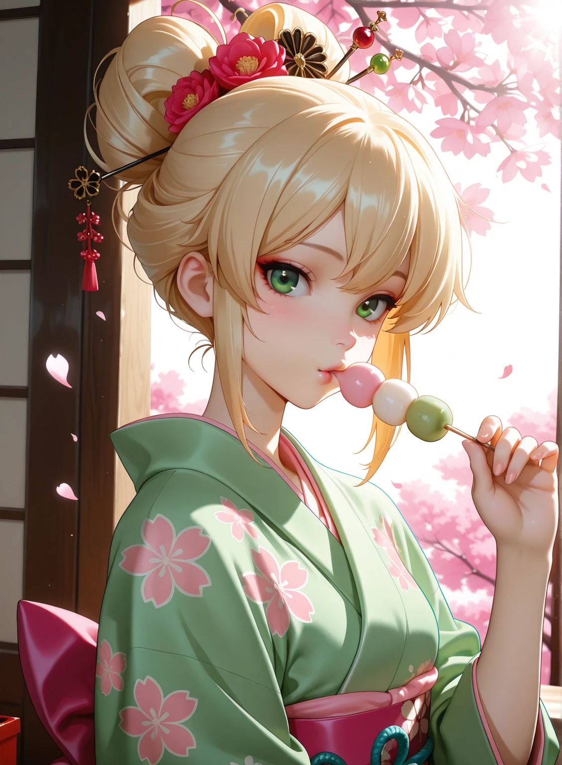 Green Silk and White Nectar: A Spring Afternoon’s Dream