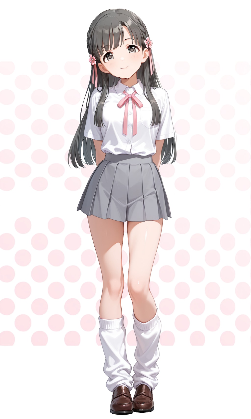 小早川紗枝のミニスカ制服＆ルーズソックス