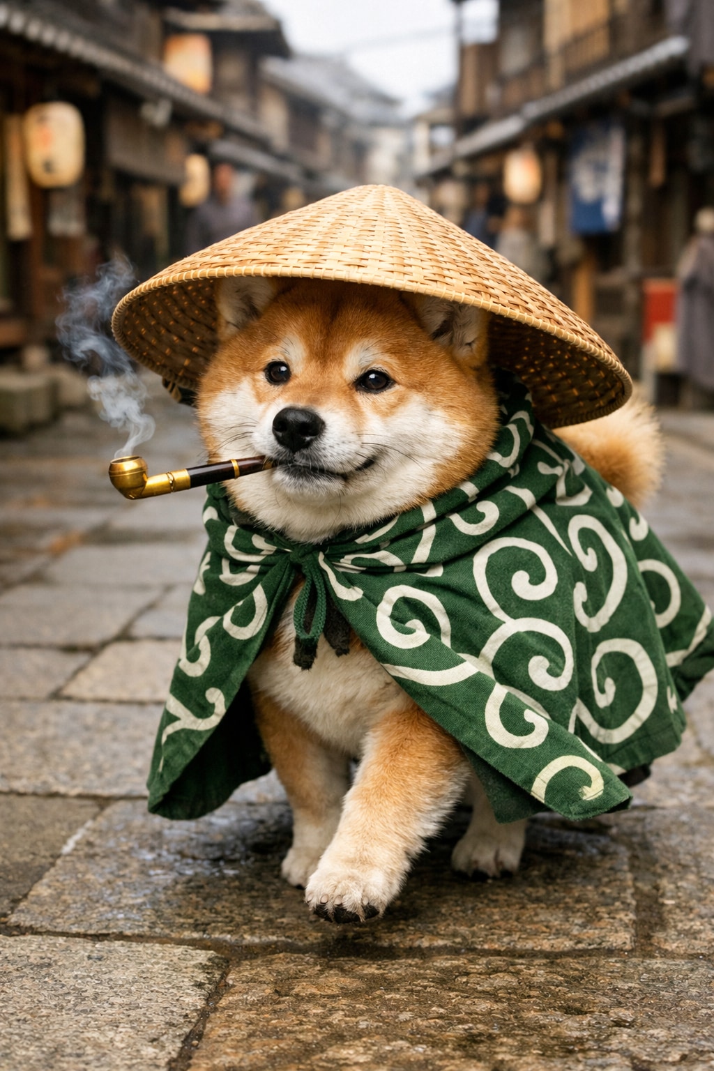 【柴ちゃん】旅犬、江戸に着く | の人気AIイラスト・グラビア