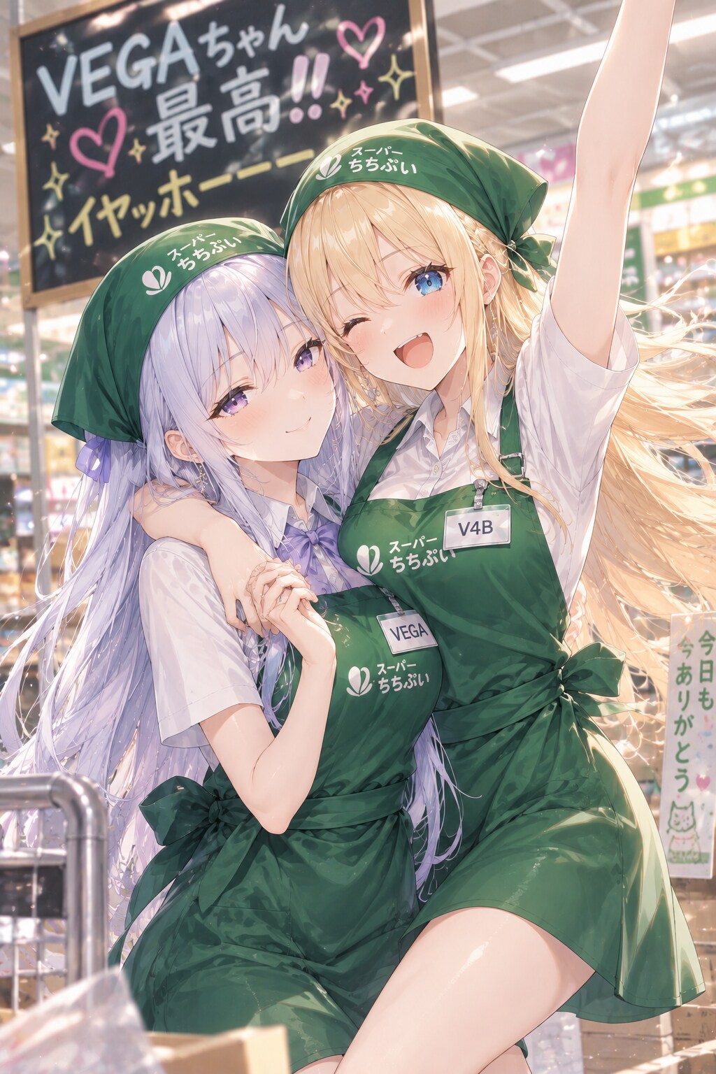 VEGAちゃんさいこーっ💕 | の人気AIイラスト・グラビア