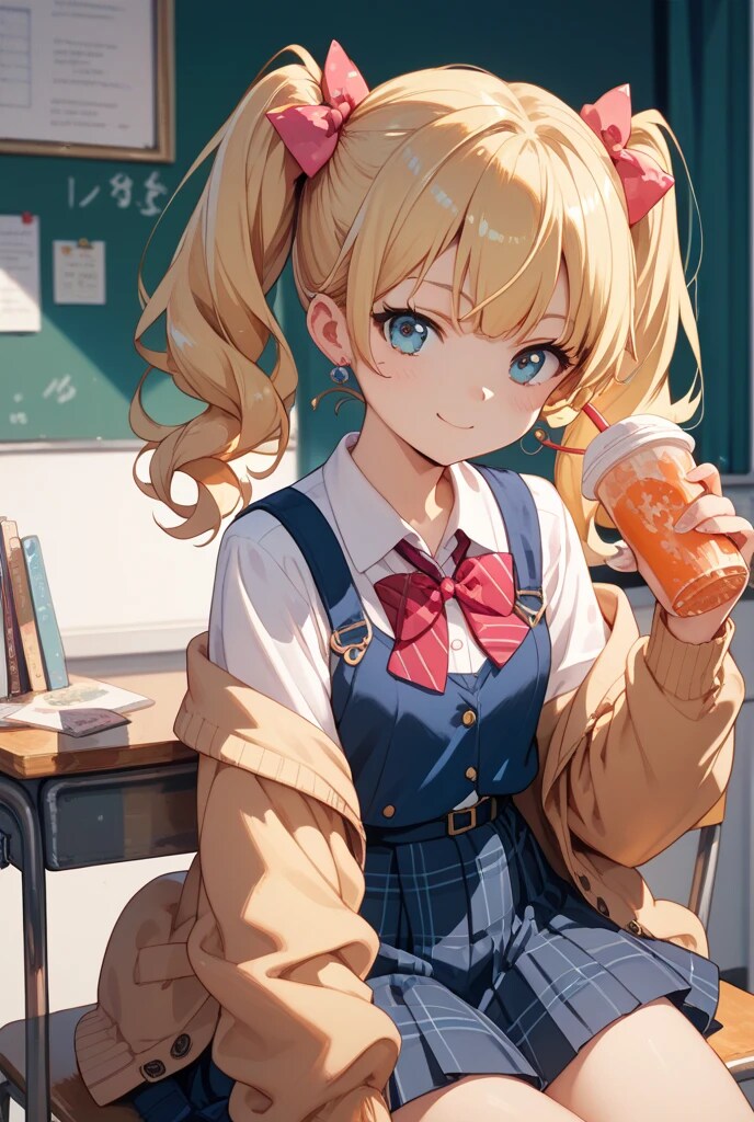 「これ、一口飲む？……あ、間接キスとか気にしないでよね！」