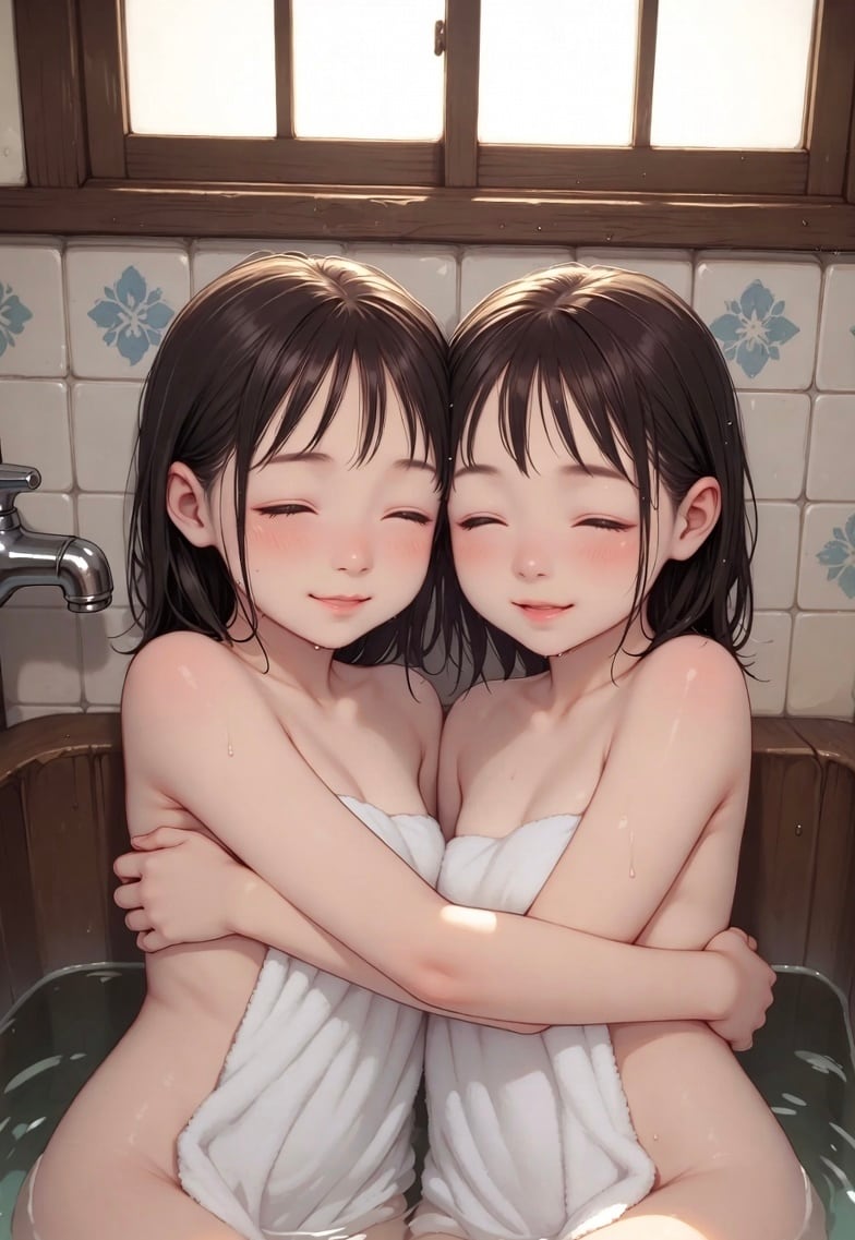 仲良くお風呂