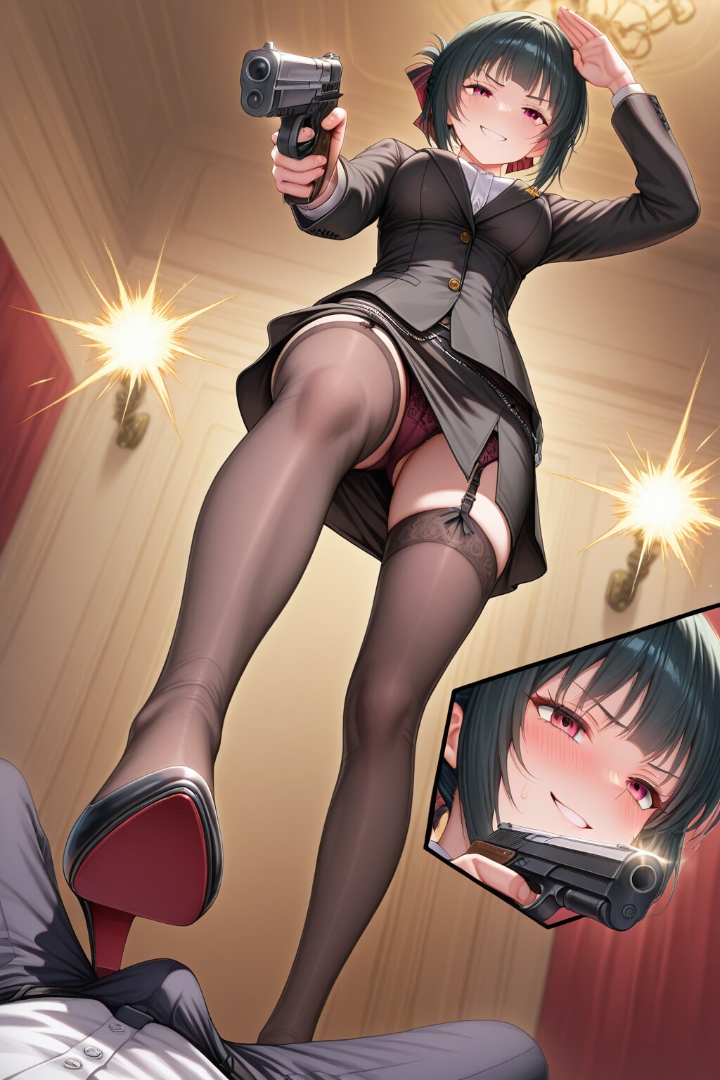 蔑みの笑み