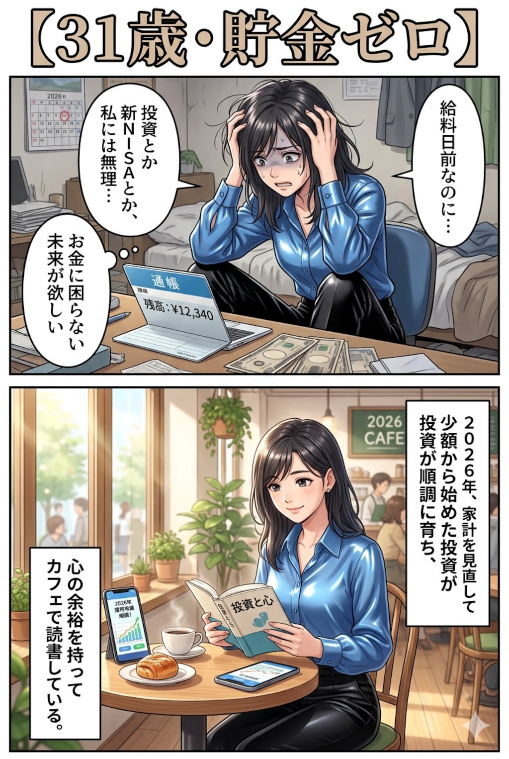 2コマ漫画