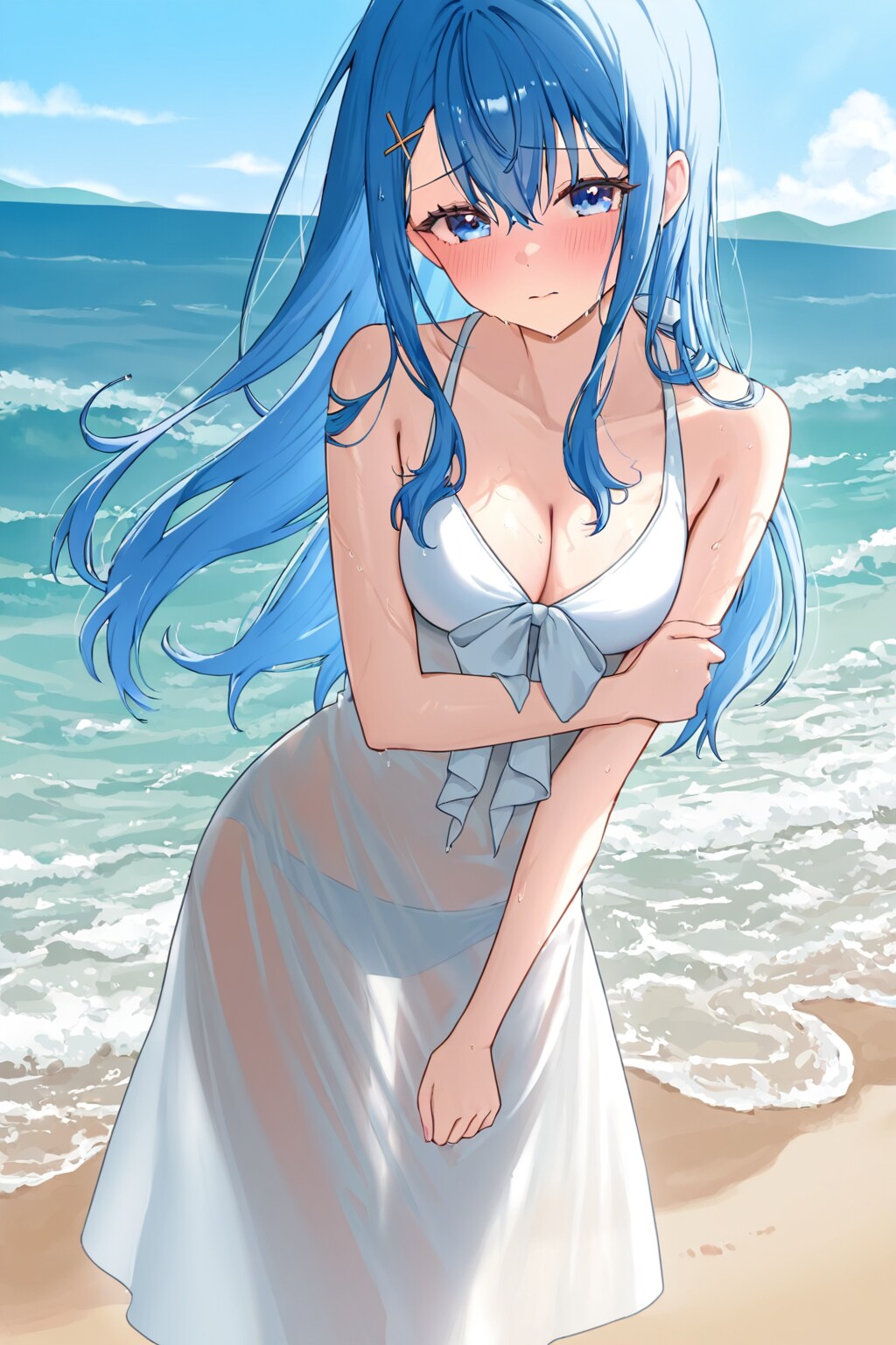 びしょ濡れ美少女