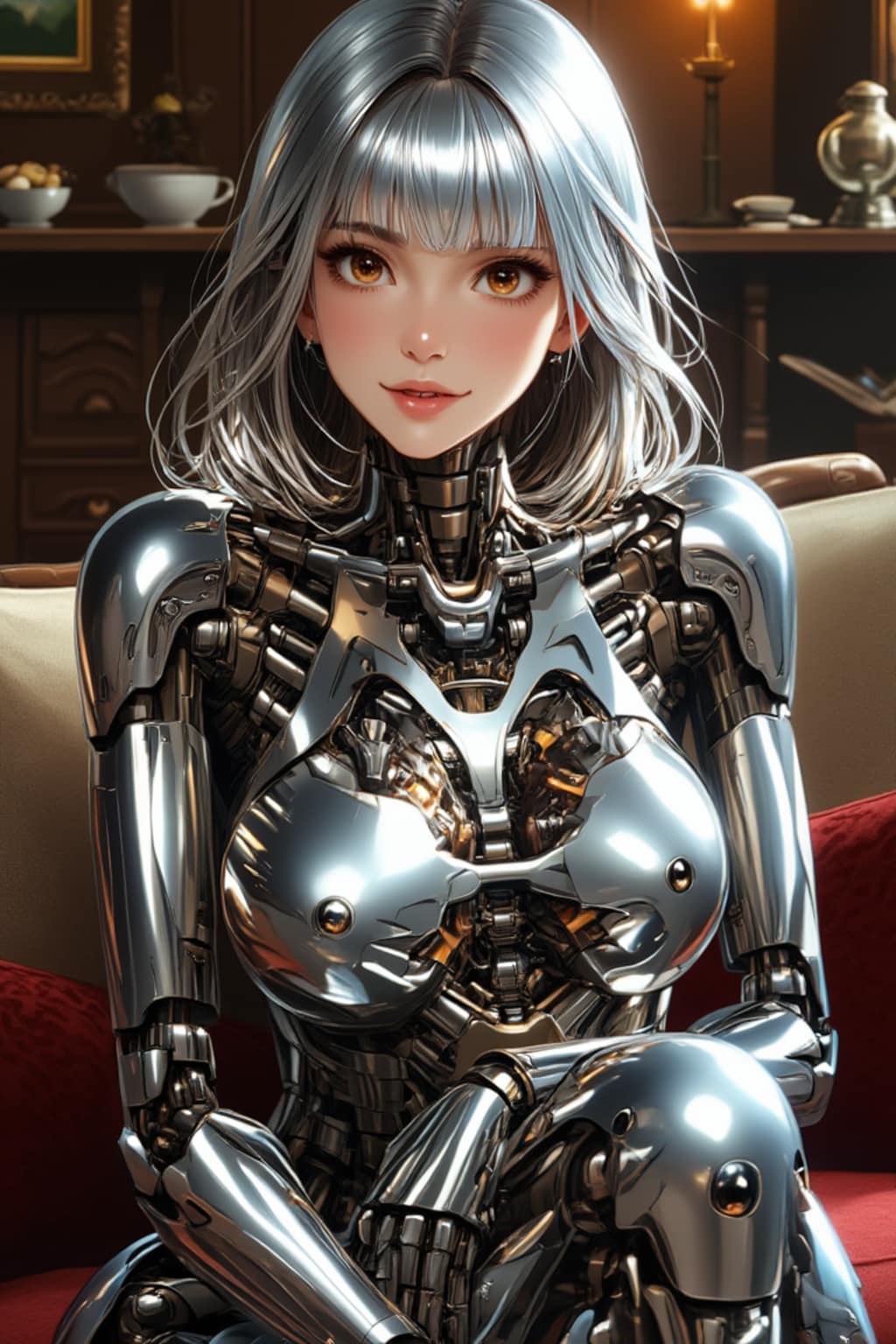 自作LoRAでFLUXメカ子