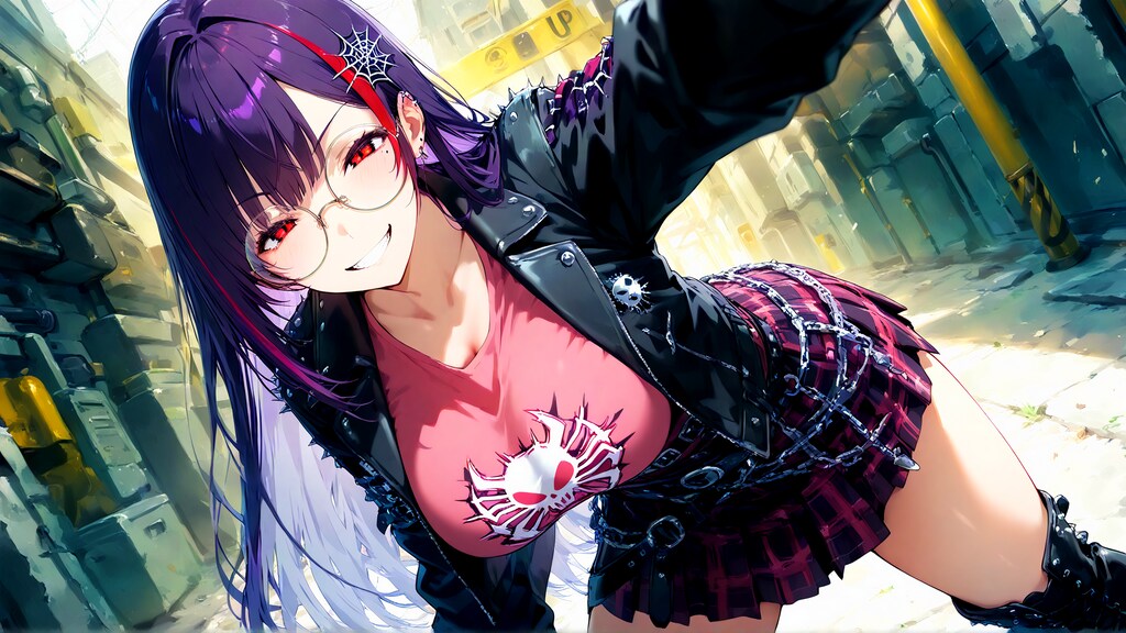 うちの子パンクファッション