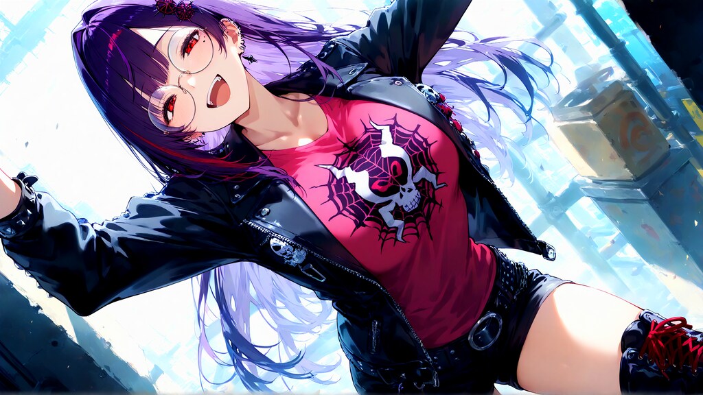 うちの子パンクファッション