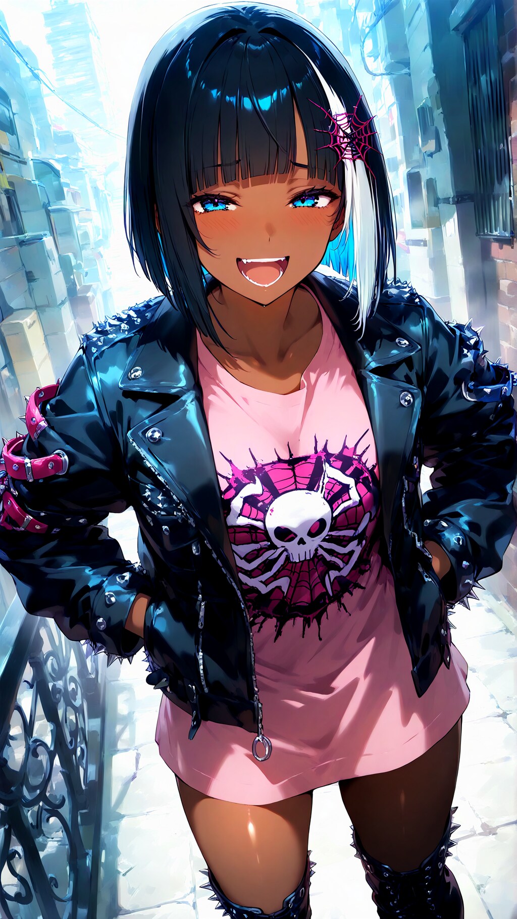 うちの子パンクファッション