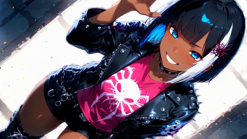 うちの子パンクファッション