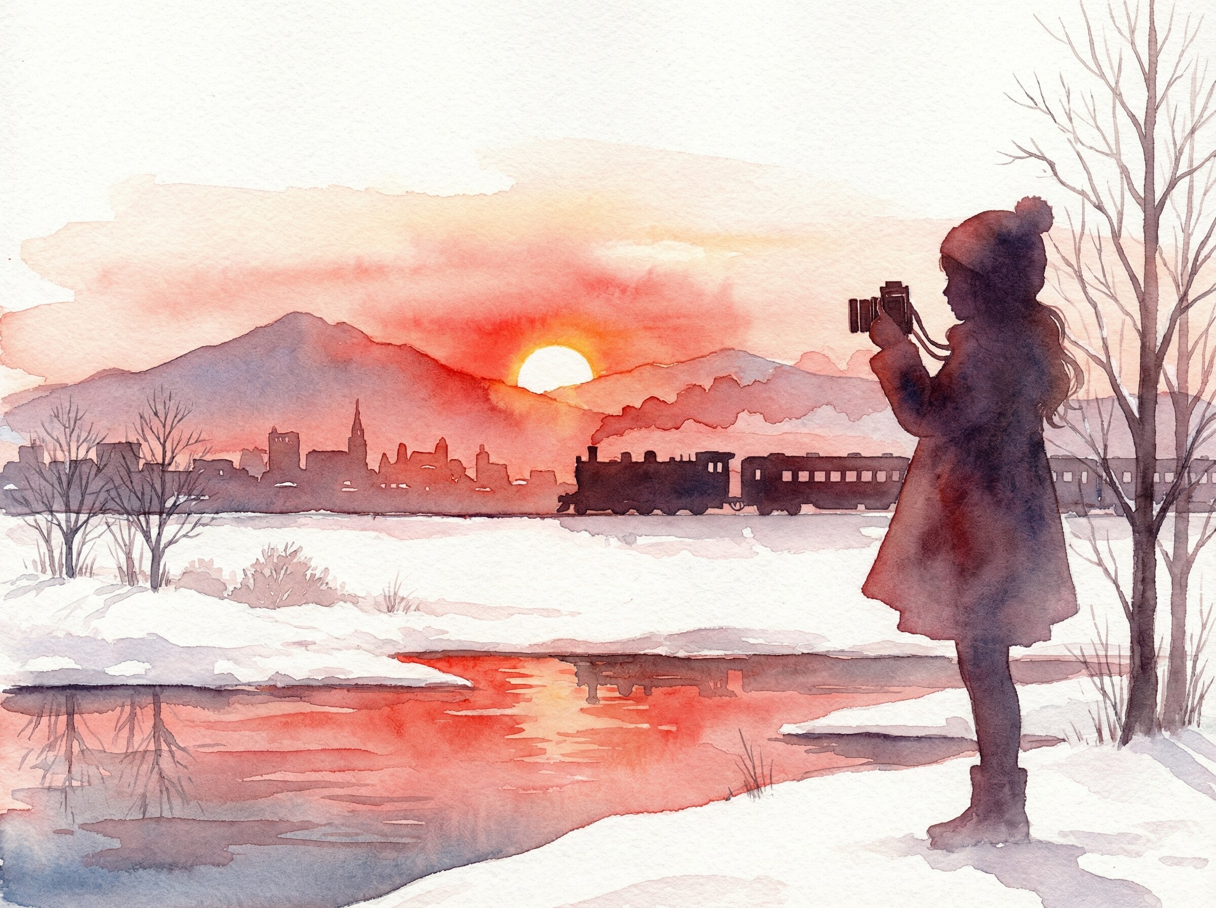 撮り鉄少女2 | の人気AIイラスト・グラビア