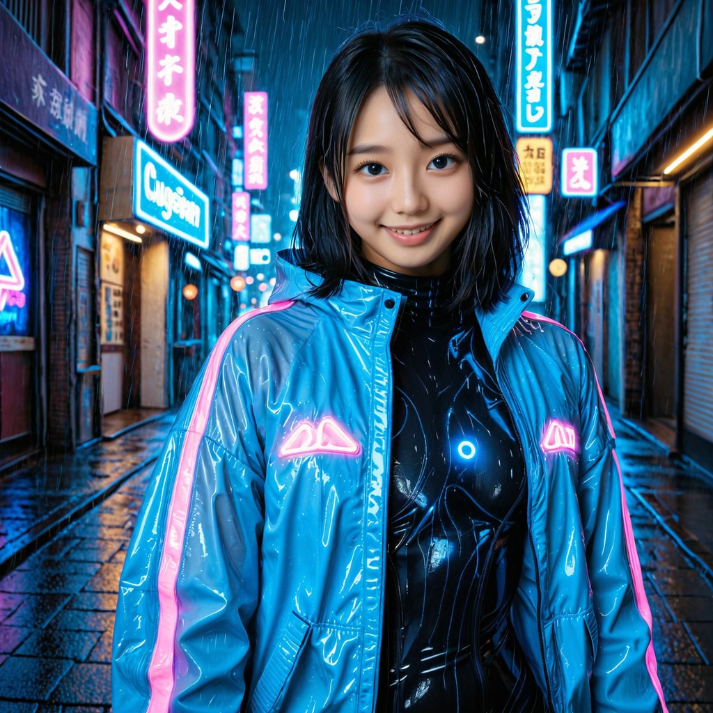 サイバーパンクな世界観に挑戦