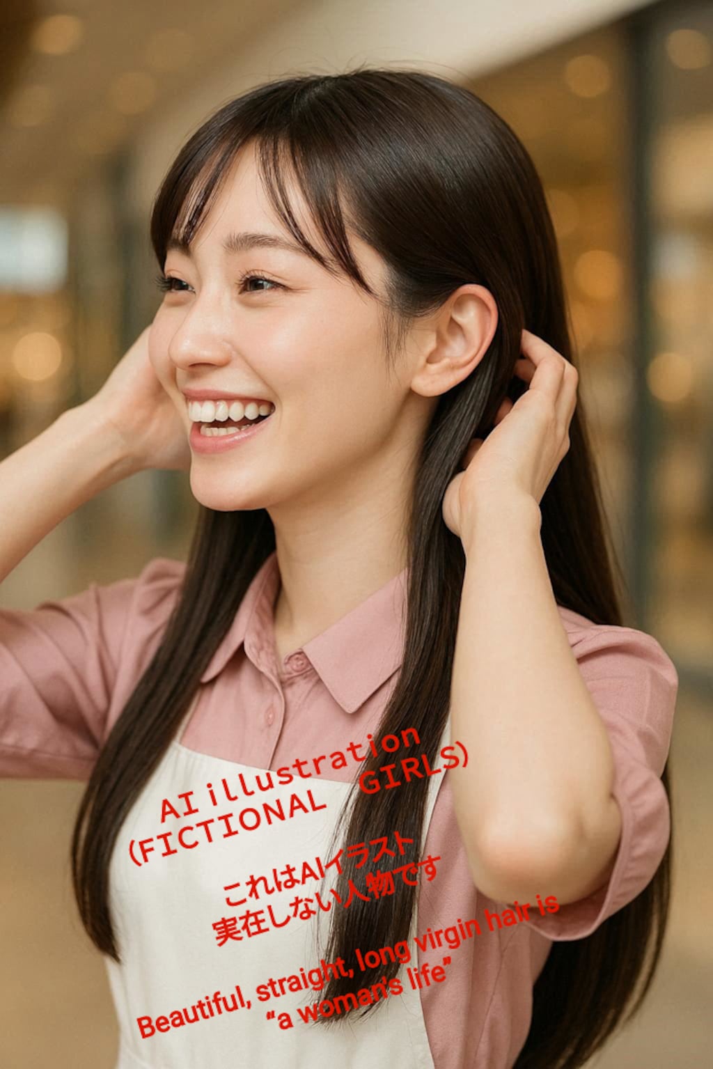 翌日夕方に髪を切り落とされる美少女