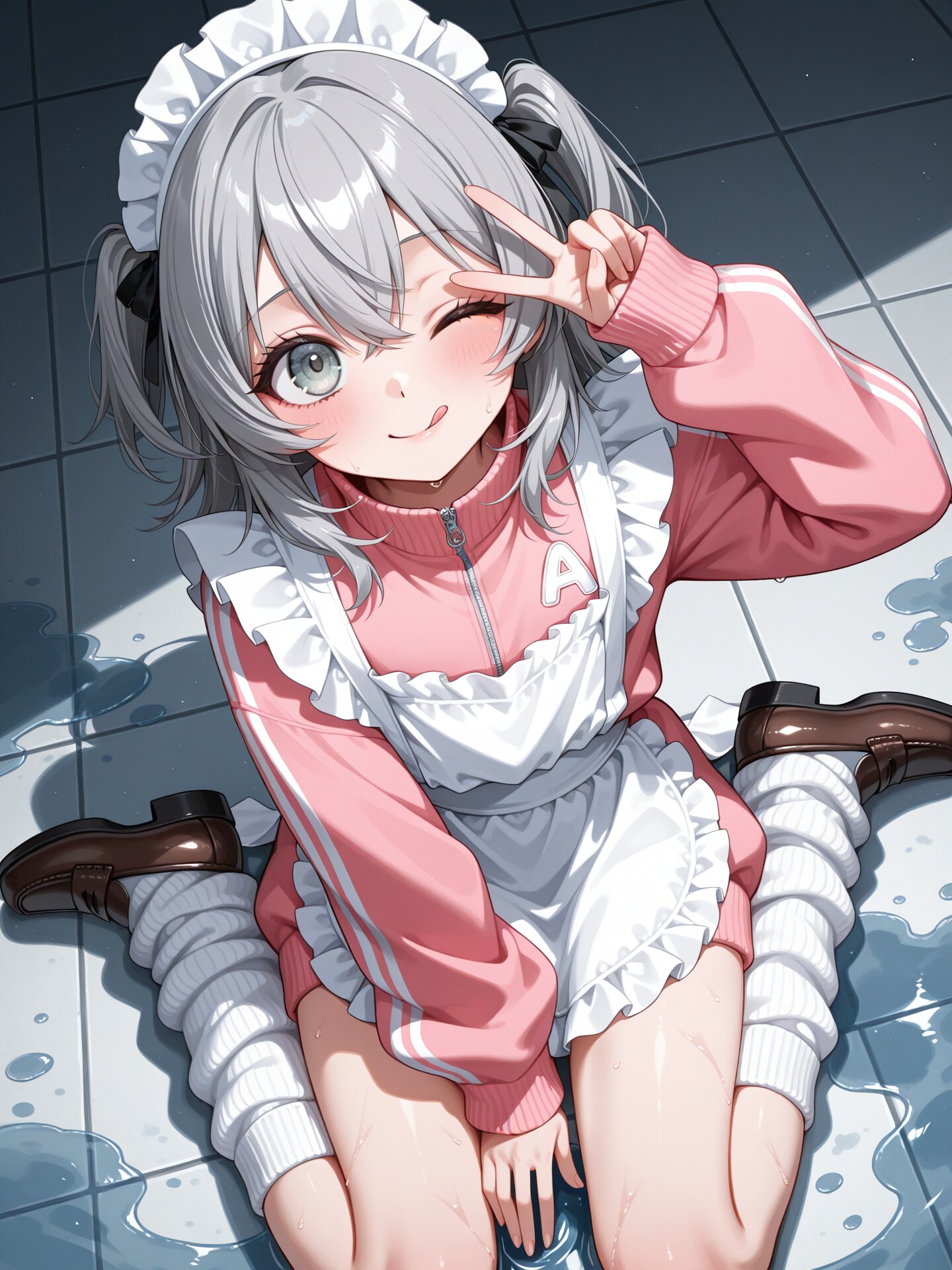 水も滴るドジメイド | の人気AIイラスト・グラビア
