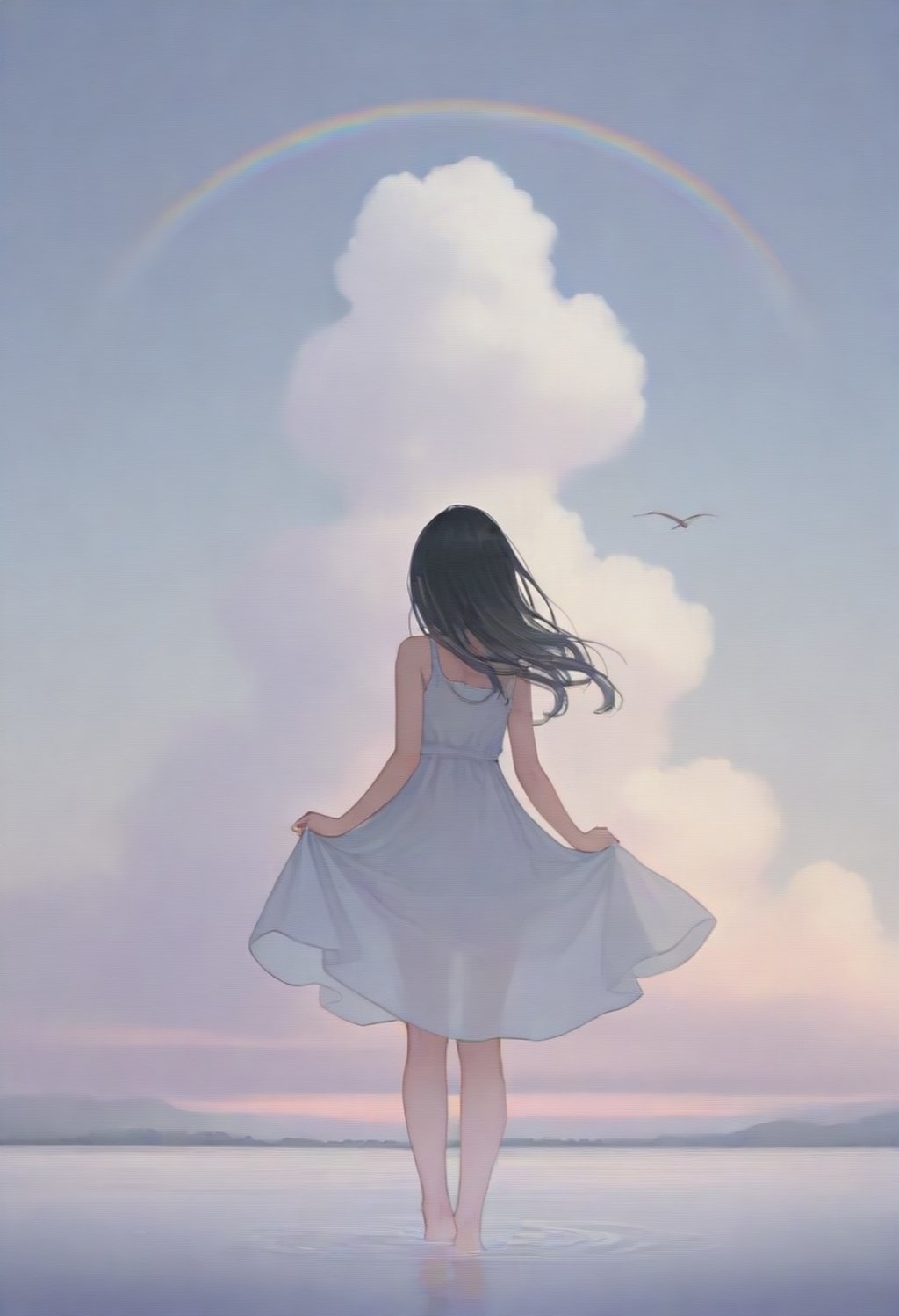 海と虹(2)