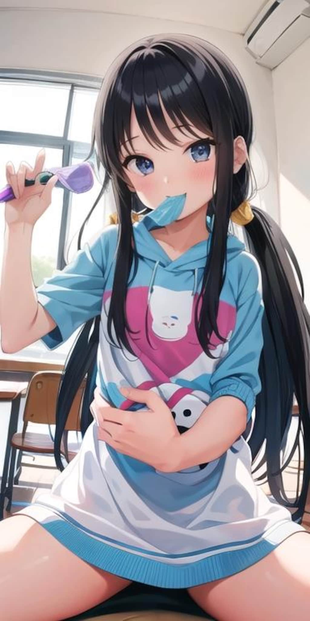 完全下校時間後の教室で…『さあ…始めましょうか♪』