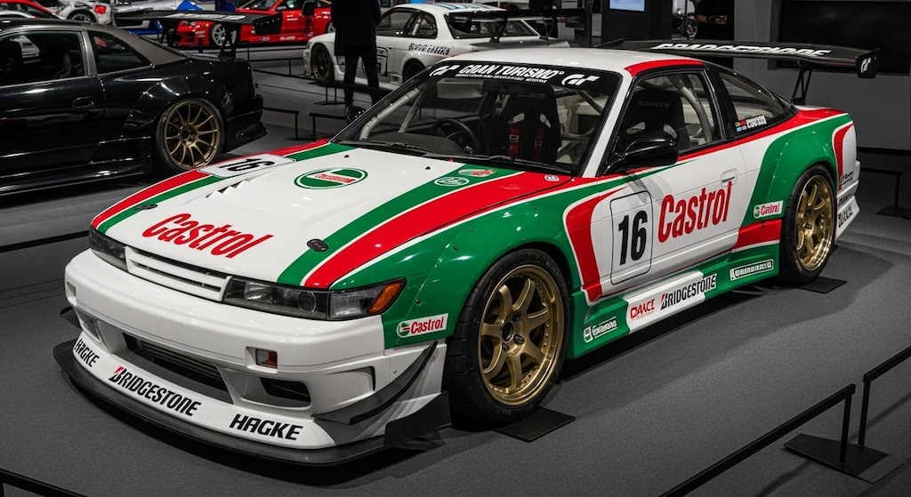 カストロールシルエイティレーシングカー