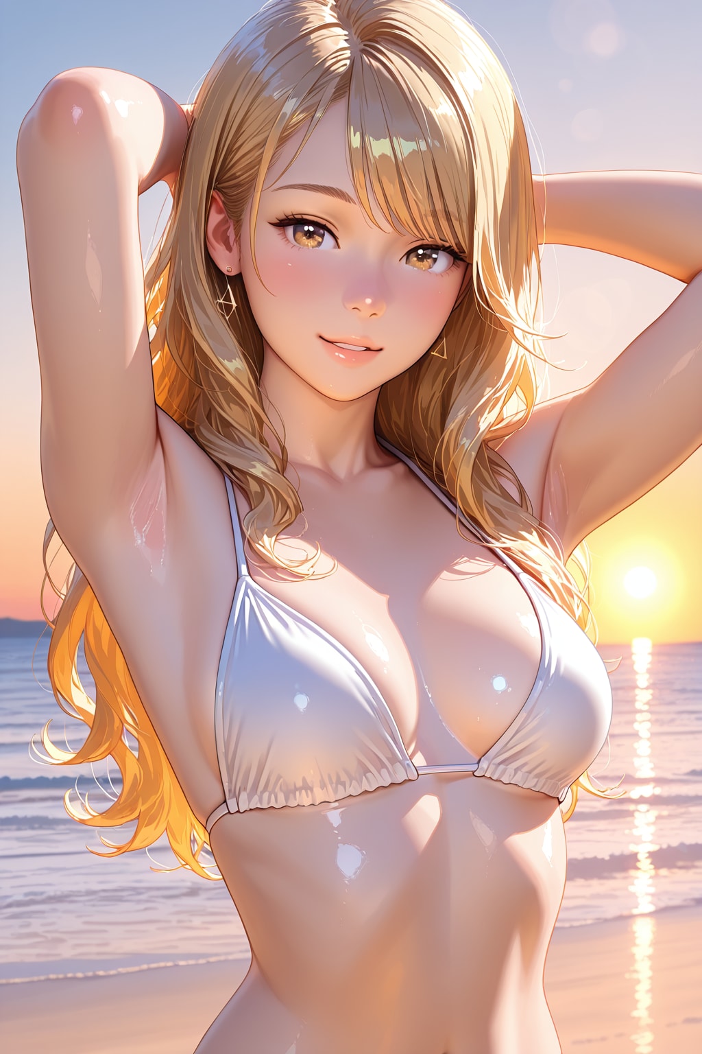 腋見せ