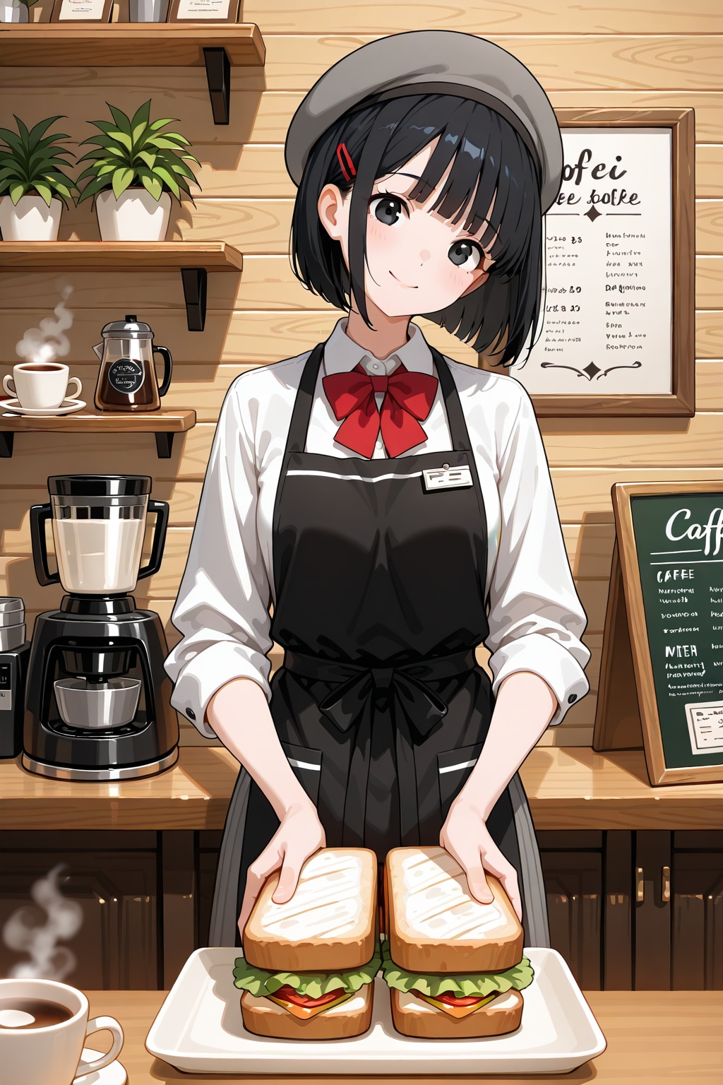 妹ちゃん✨カフェへようこそ‼️🥰☕️✨１６３ | の人気AIイラスト・グラビア