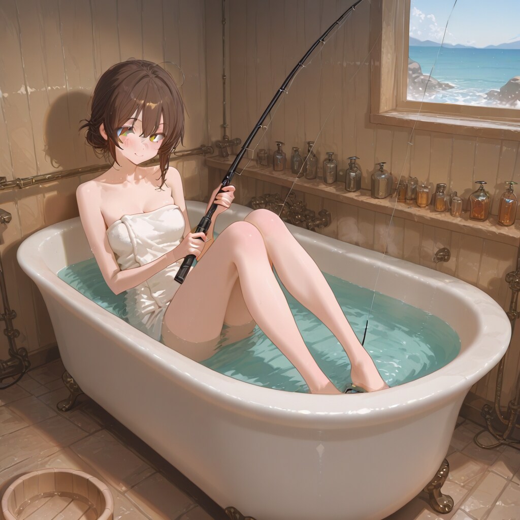 風呂のヌシ釣り