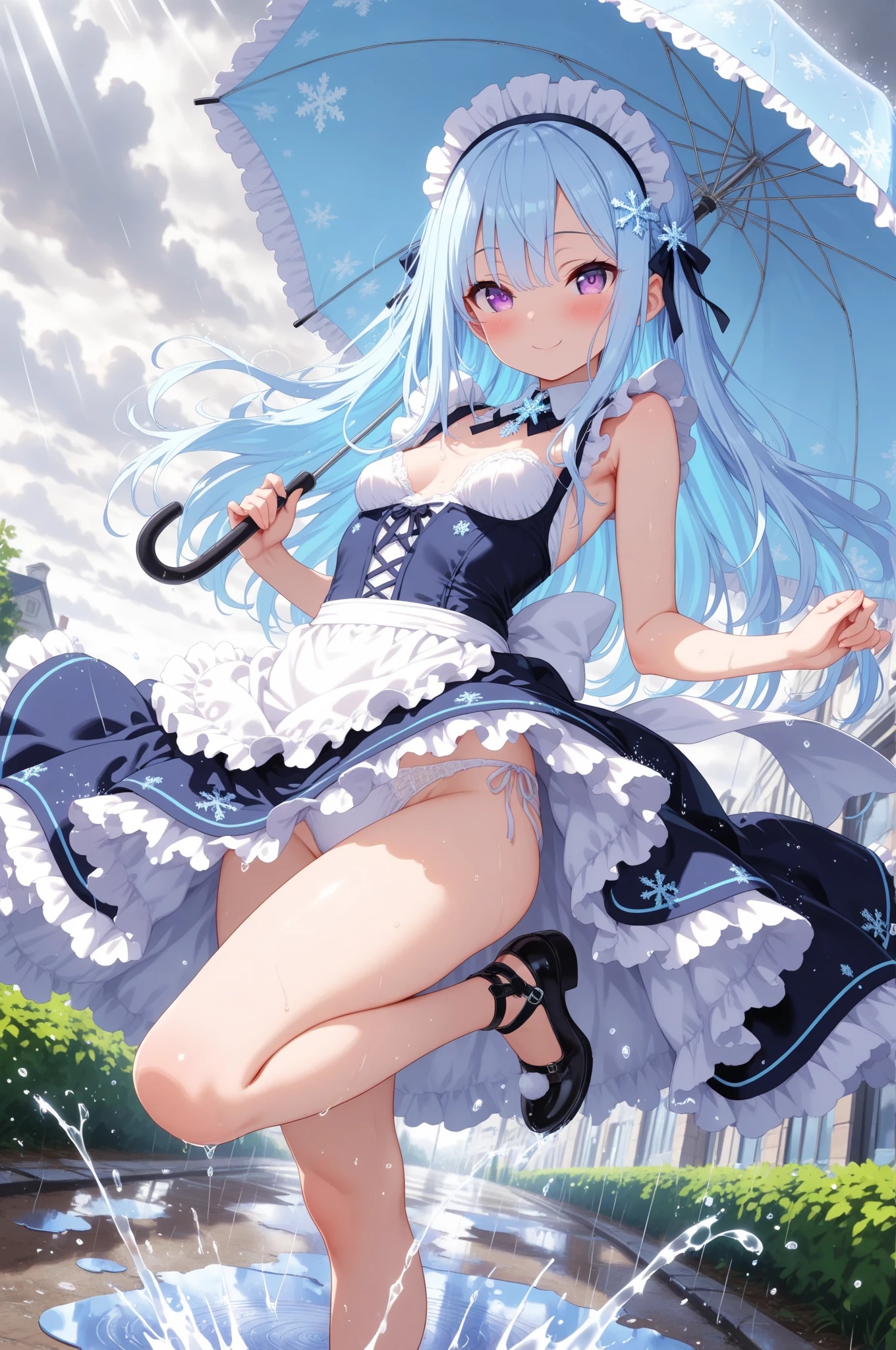 ロリスーパーメイドのチラッ💓