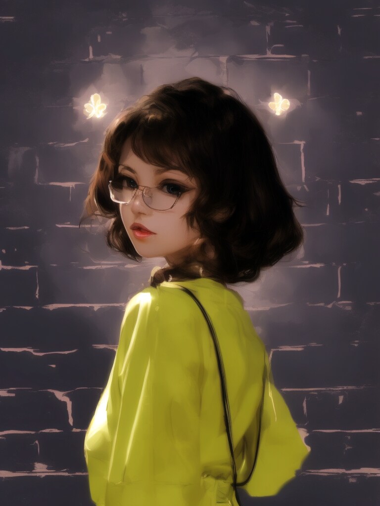 眼鏡女子