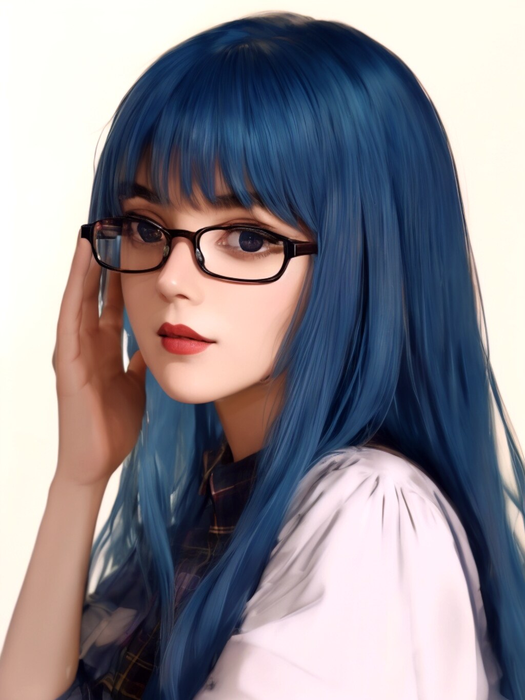 眼鏡女子