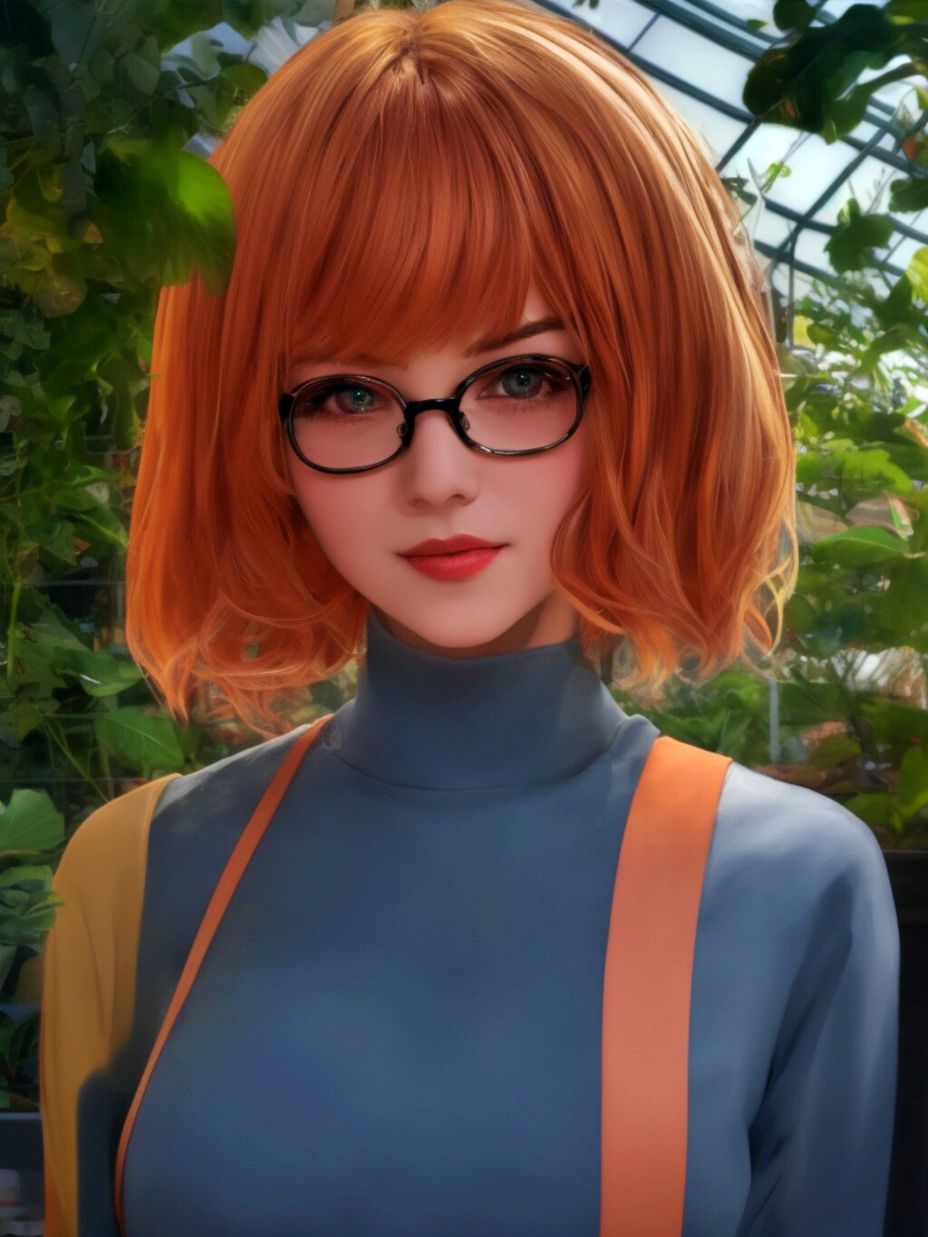 眼鏡女子