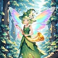 森の妖精フィギュア 4枚目