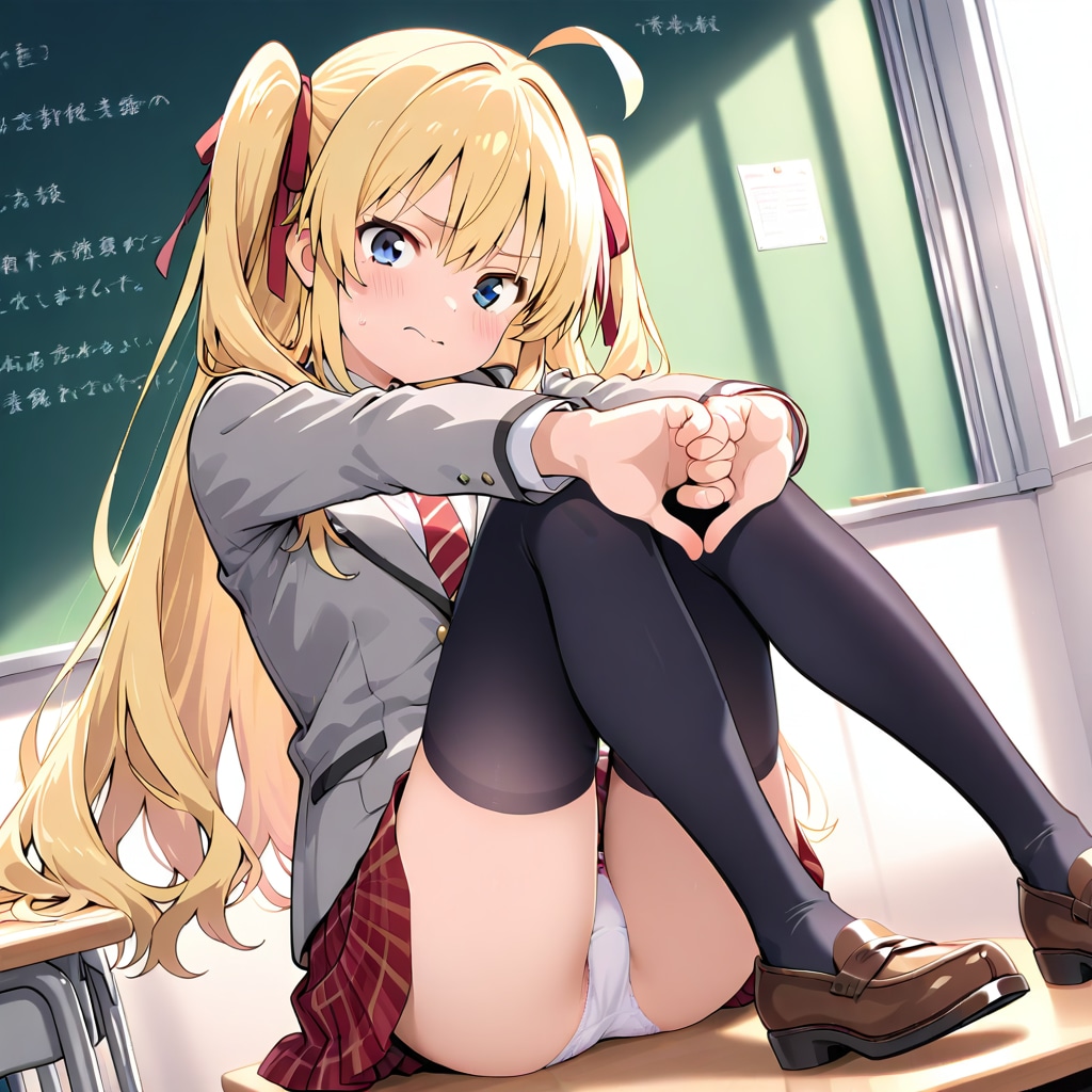 ば、ばか…！ こんなところ見てないでよぉ…！ 恥ずかしいんだから…♡
