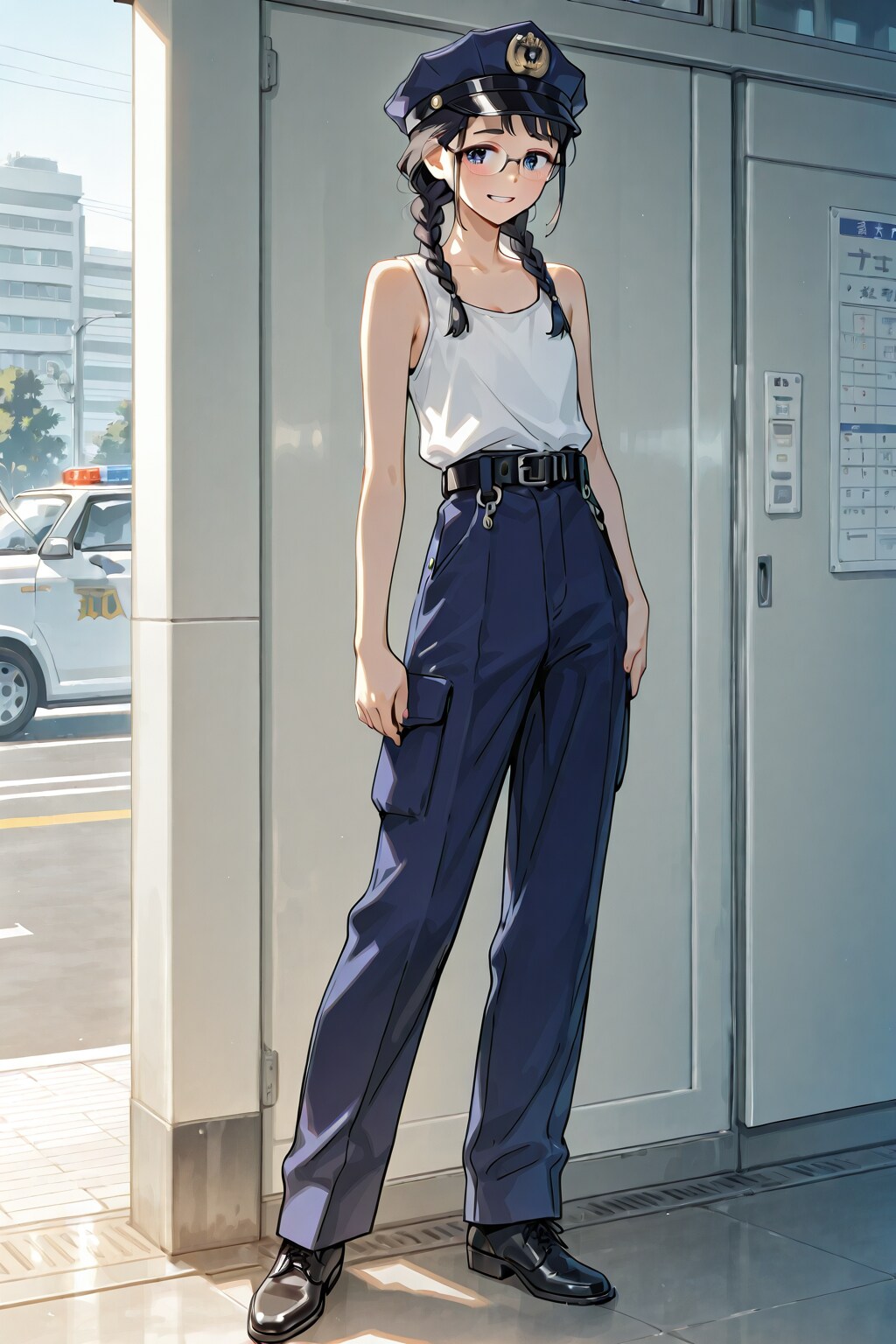 かっこかわいい婦警光阿弥優香梨の日本橋パトロール